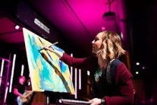 Christina painting